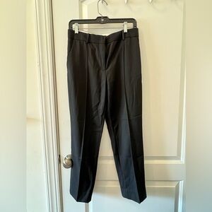 Everlane Lightweight Black Wool Tapered Leg Relaxed Pleated Pant Size 2